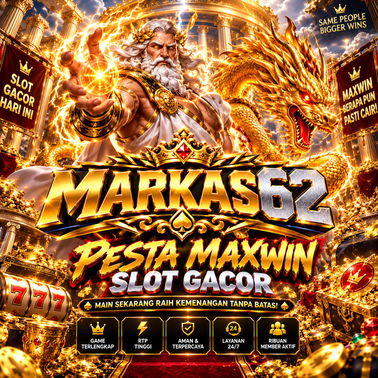 MARKAS62 : Destinasi Situs Slot Online Gampang Menang Dengan Maxwin Hari Ini